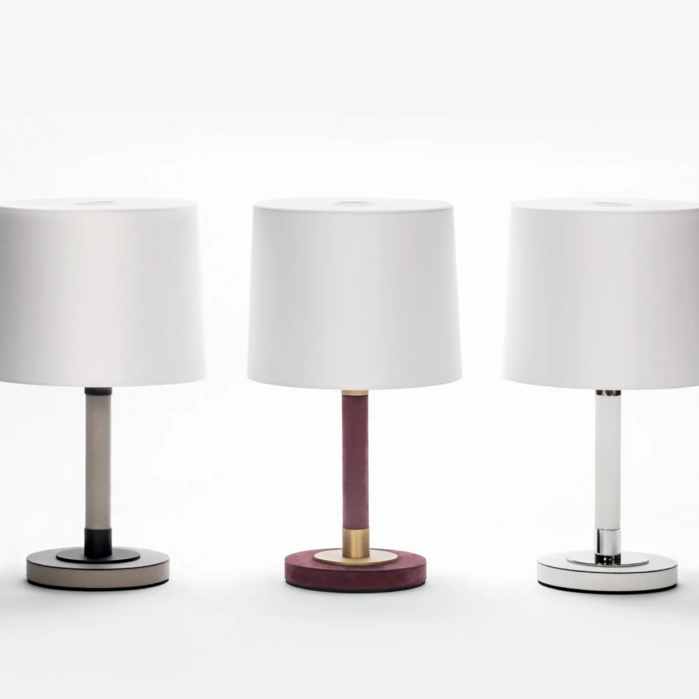 Lampada da tavolo bianca Gallia