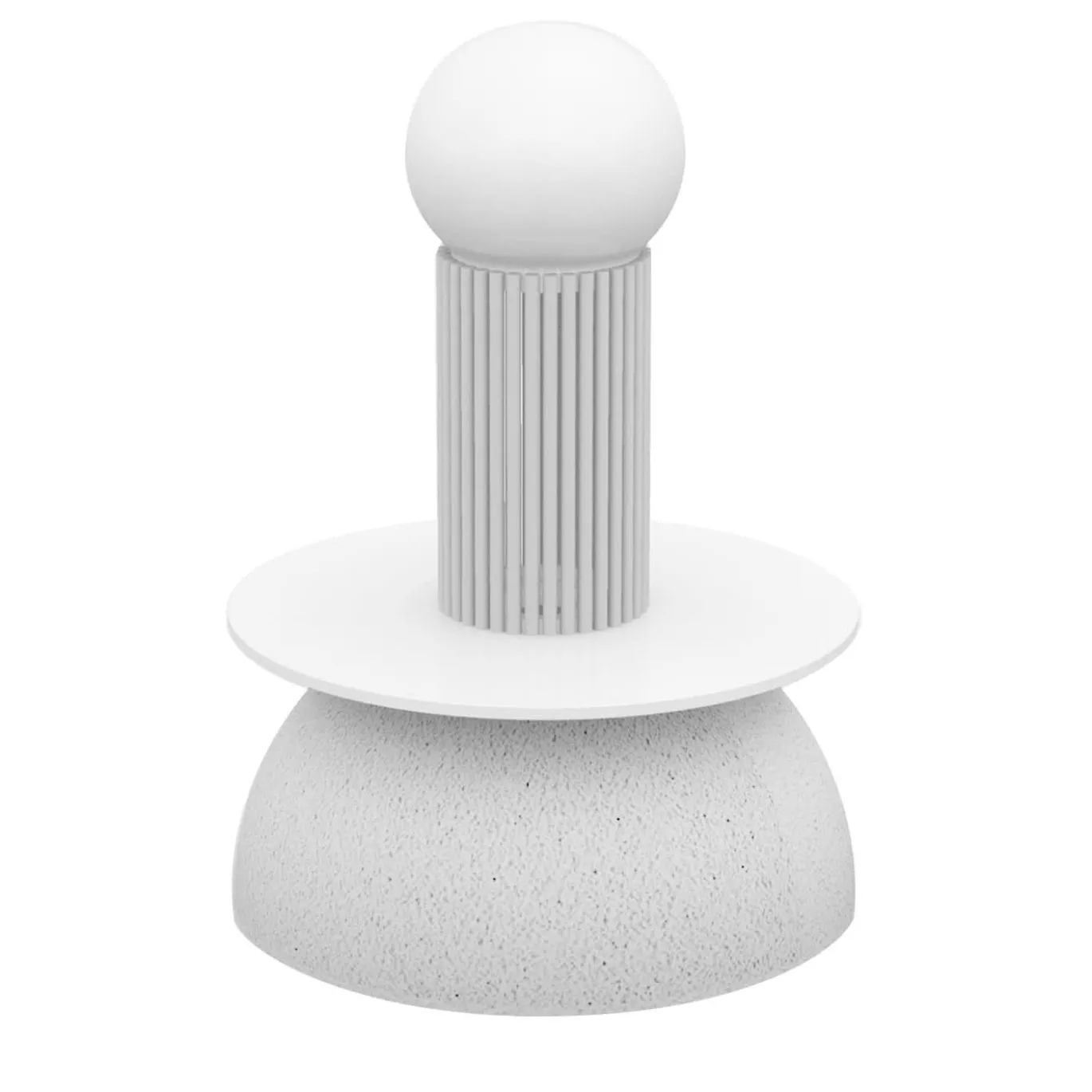 Lampada da tavolo bianca Rivelarsi