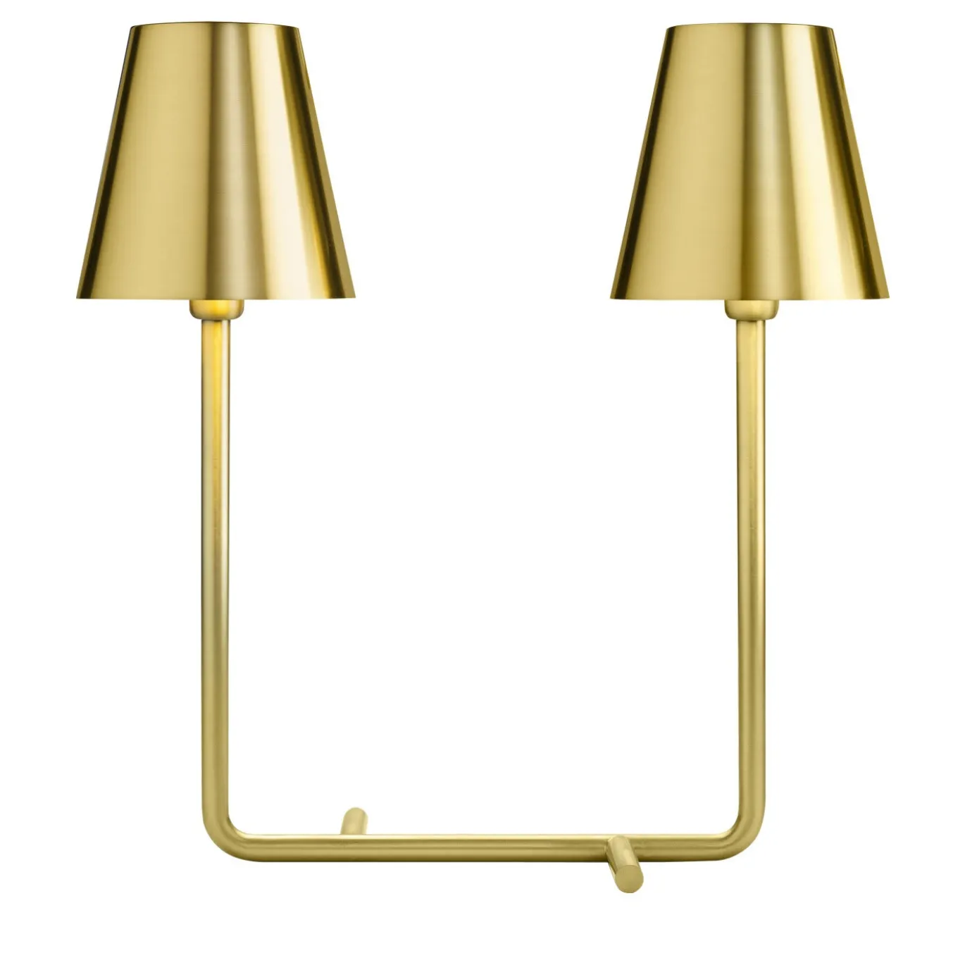 Lampada da tavolo Bio in ottone satinato di Aldo Cibic