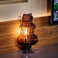 Lampada da tavolo Bobolamp in cristallo ametista