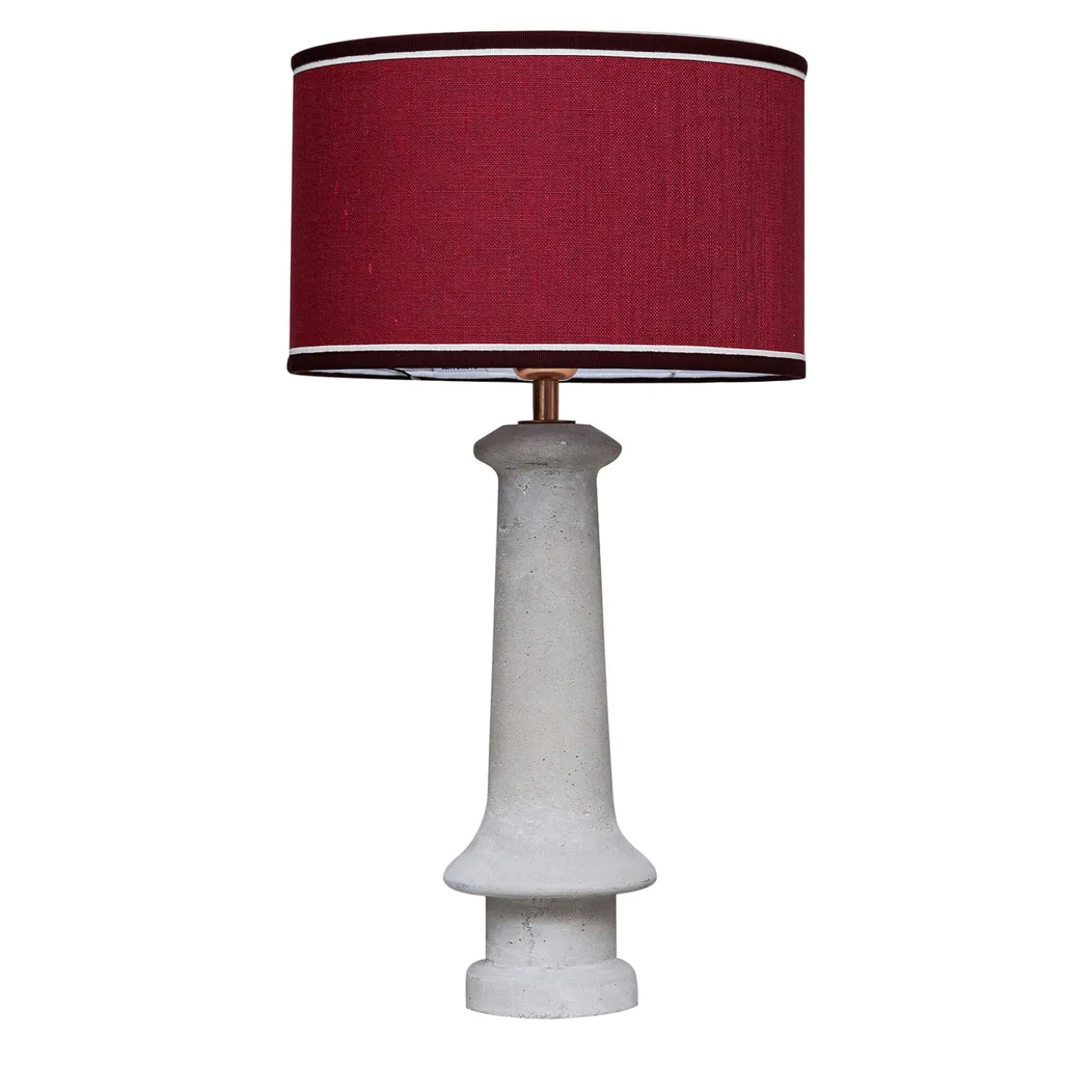 Lampada da tavolo Bordeaux in cemento