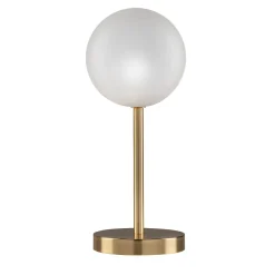 Lampada da tavolo Bubbles LG1 in vetro borosilicato satinato