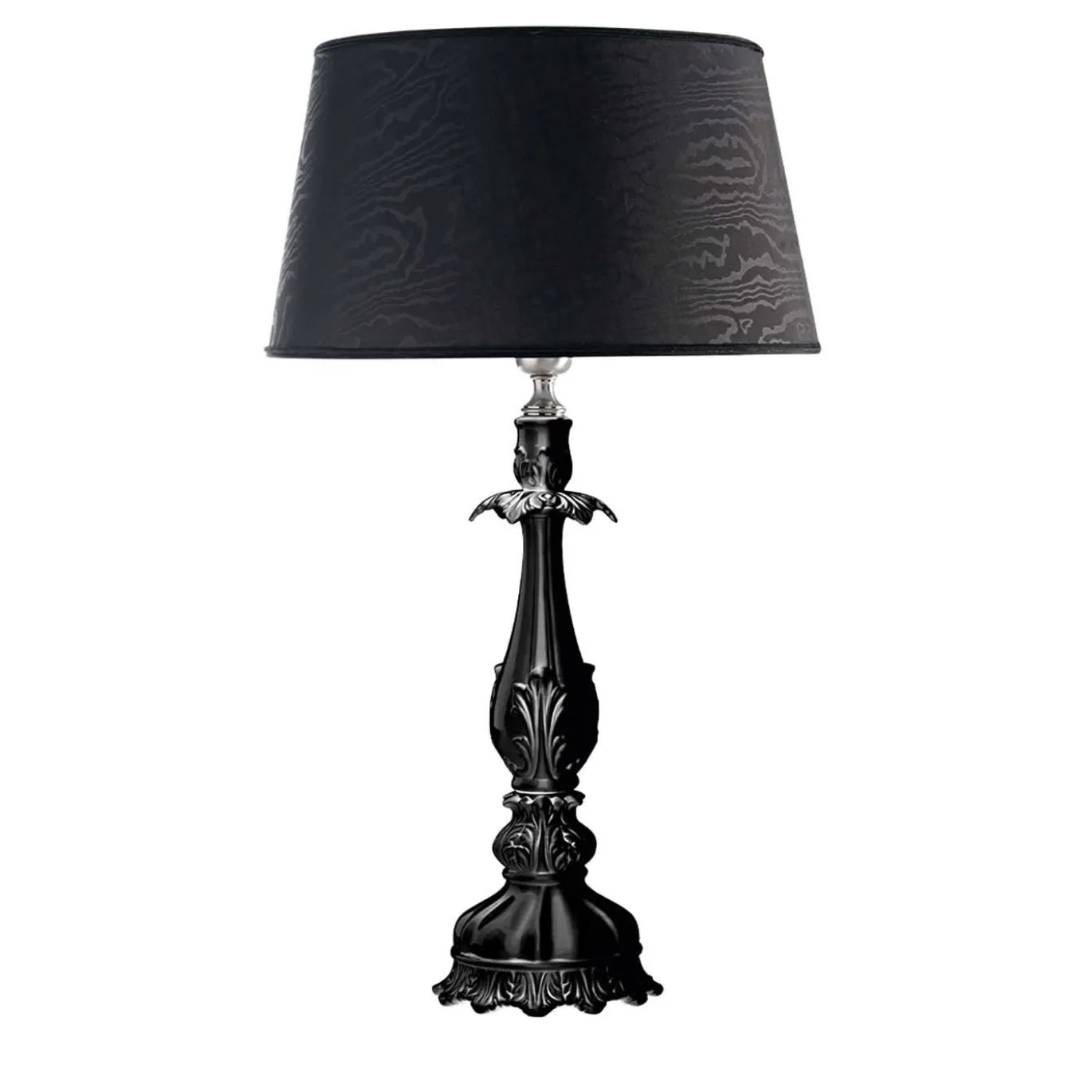 Lampada da tavolo Capodimonte nero