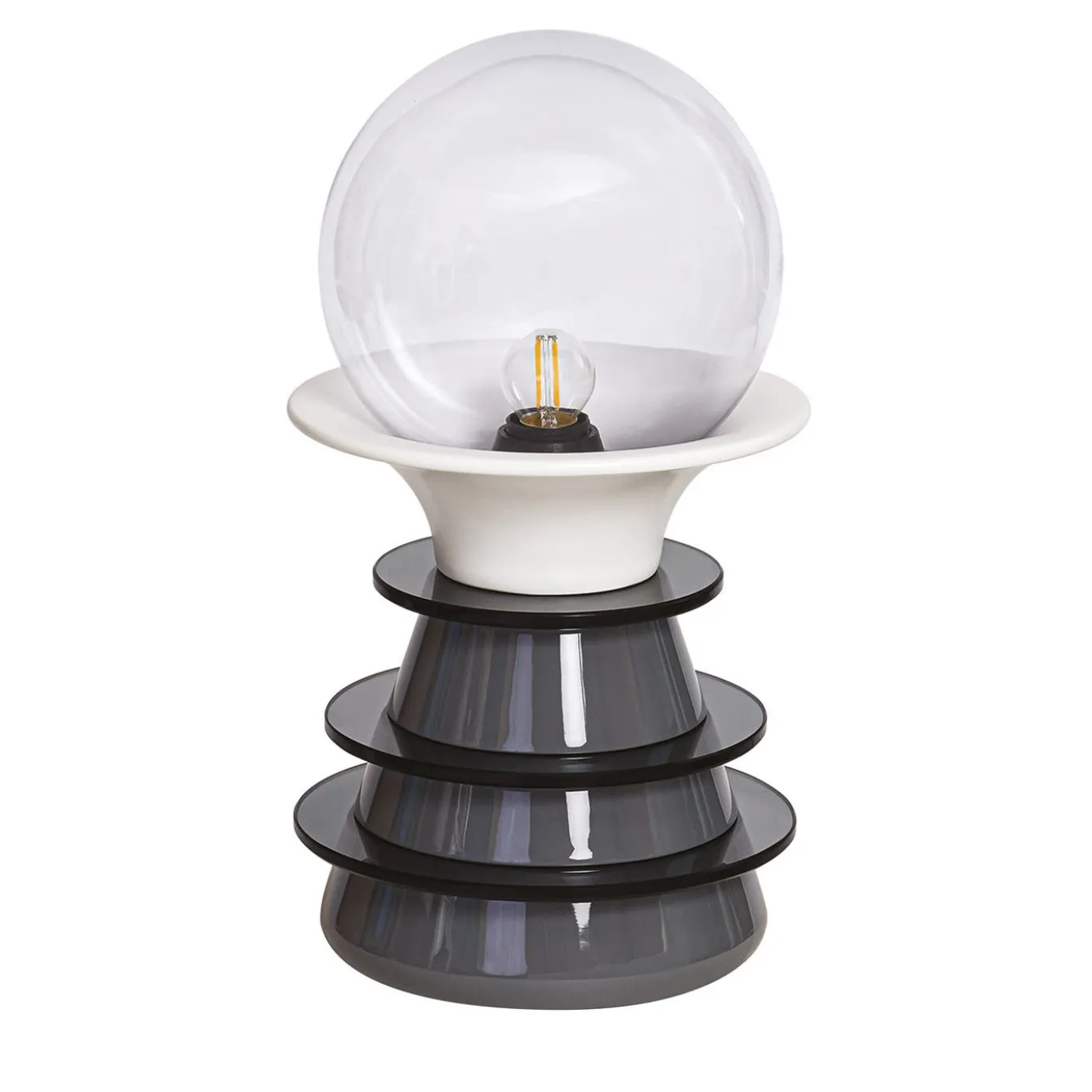 Lampada da tavolo Catodo grigio