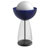 Lampada da tavolo Cioppo blu e nera
