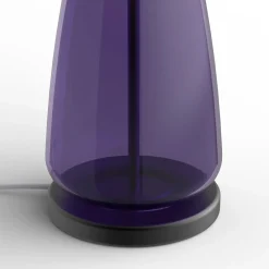 Lampada da tavolo Cioppo viola e grigio