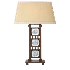 Lampada da tavolo classica in ruggine