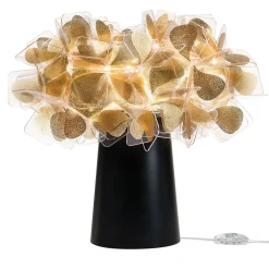 Lampada da tavolo Clizia Mama Non Mama oro e nero