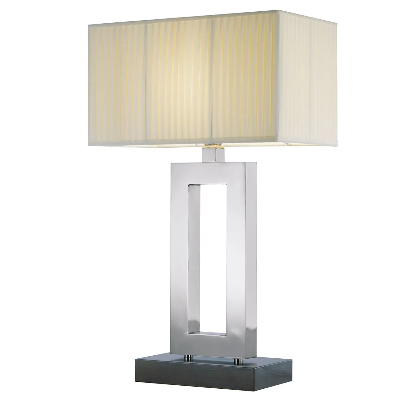 Lampada da tavolo Cobalto Bianco Cromato