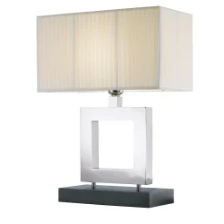 Lampada da tavolo Cobalto cromata
