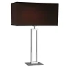 Lampada da tavolo Cobalto nero cromato
