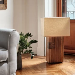Lampada da tavolo con sensore a sinistra Pollux