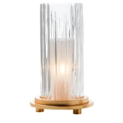 Lampada da tavolo contemporanea in oro