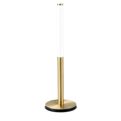 Lampada da tavolo Cosima in ottone dorato
