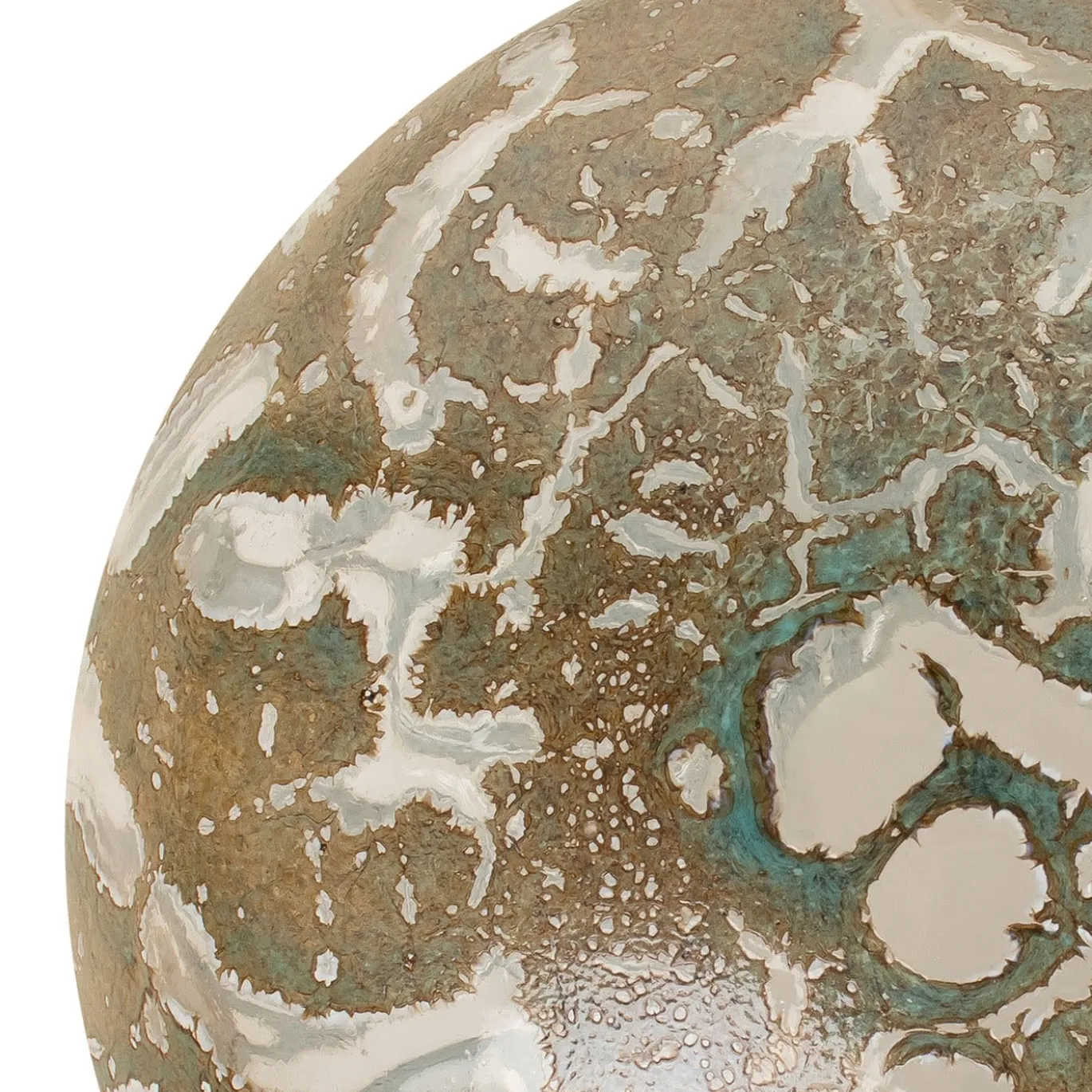 Lampada da Tavolo Crown in Vetro di Murano Denim