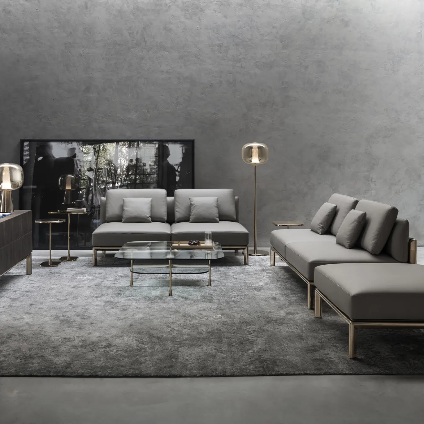 Lampada da Tavolo Dusk Dawn in Ottone di Branch Creative