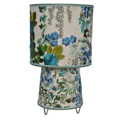 Lampada da tavolo Embroydered con fiori