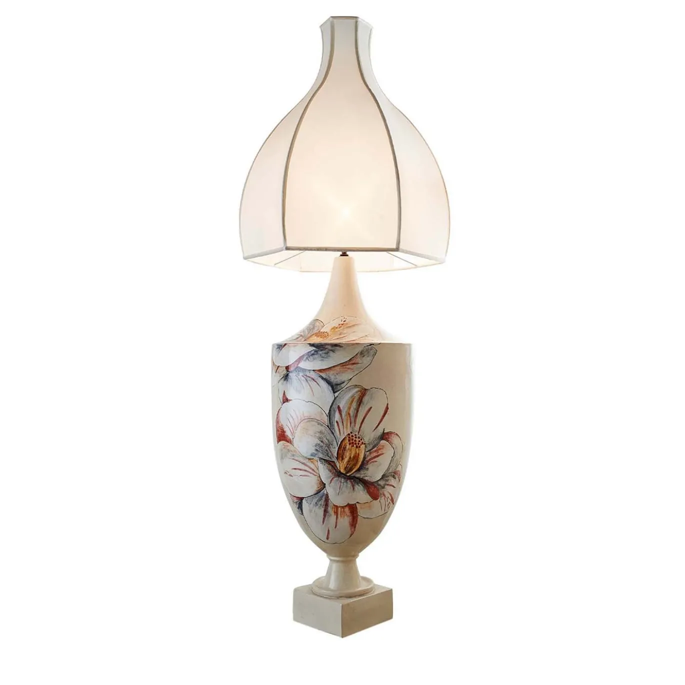 Lampada da tavolo Gio Ponti con fiori di loto