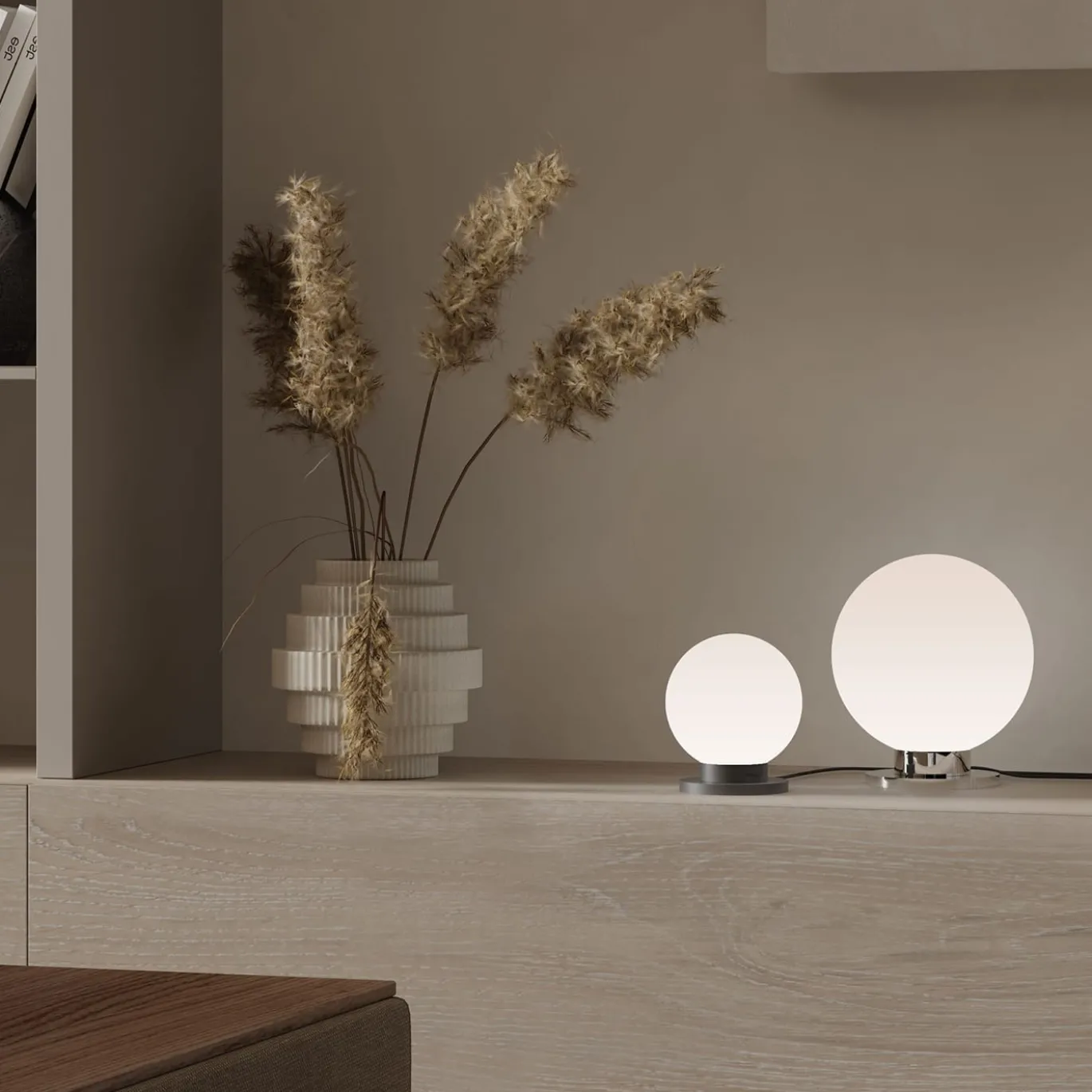 Lampada da tavolo Glo Black