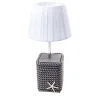 Lampada da tavolo grigia