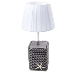 Lampada da tavolo grigia