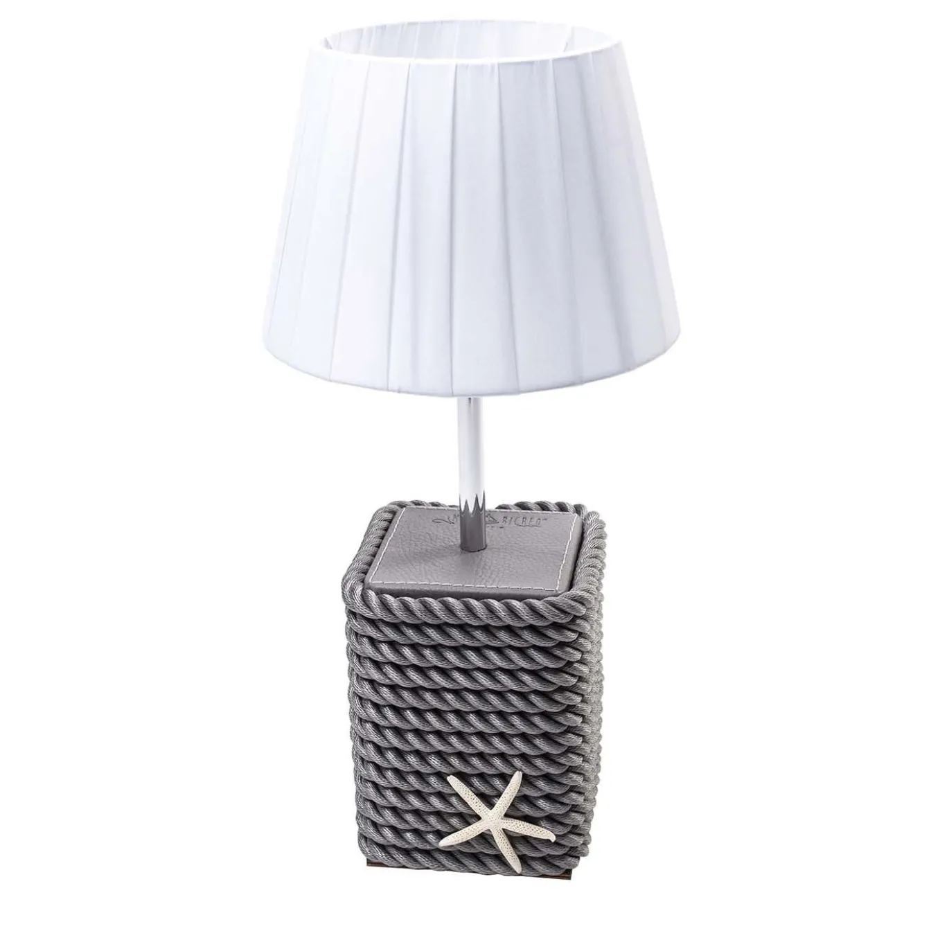 Lampada da tavolo grigia