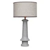 Lampada da tavolo grigio cemento