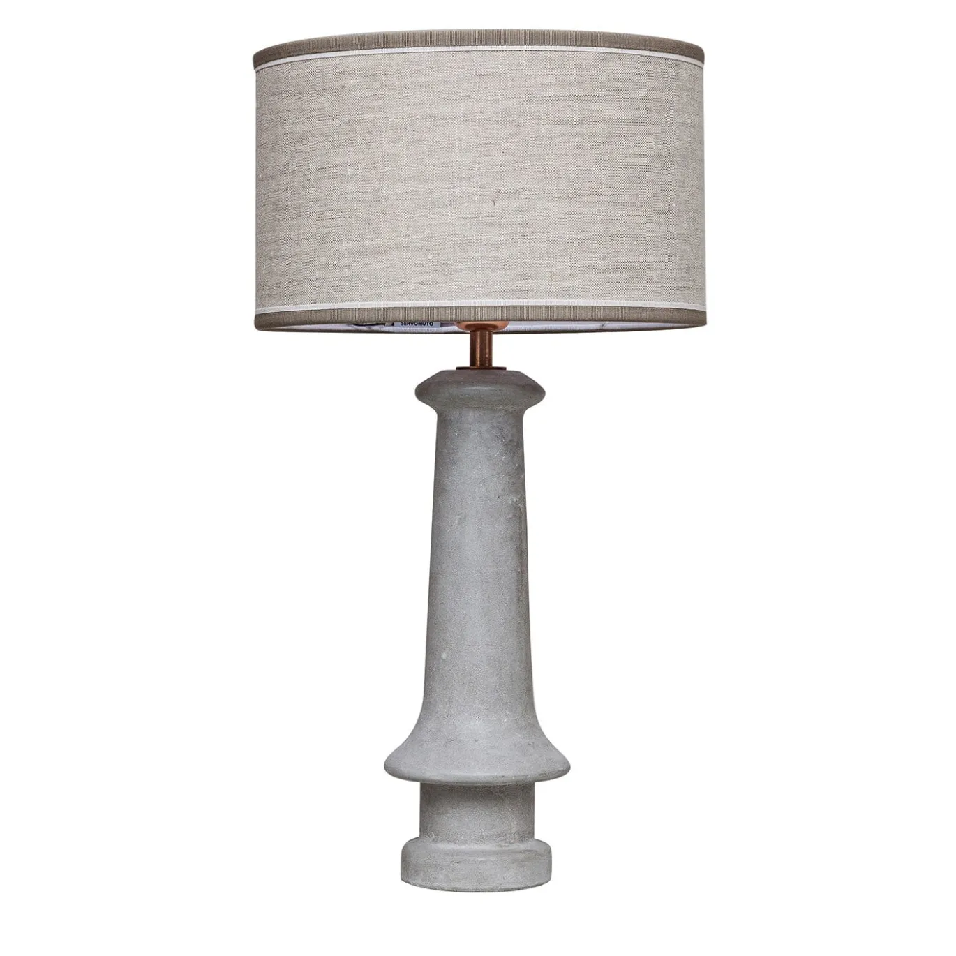 Lampada da tavolo grigio cemento