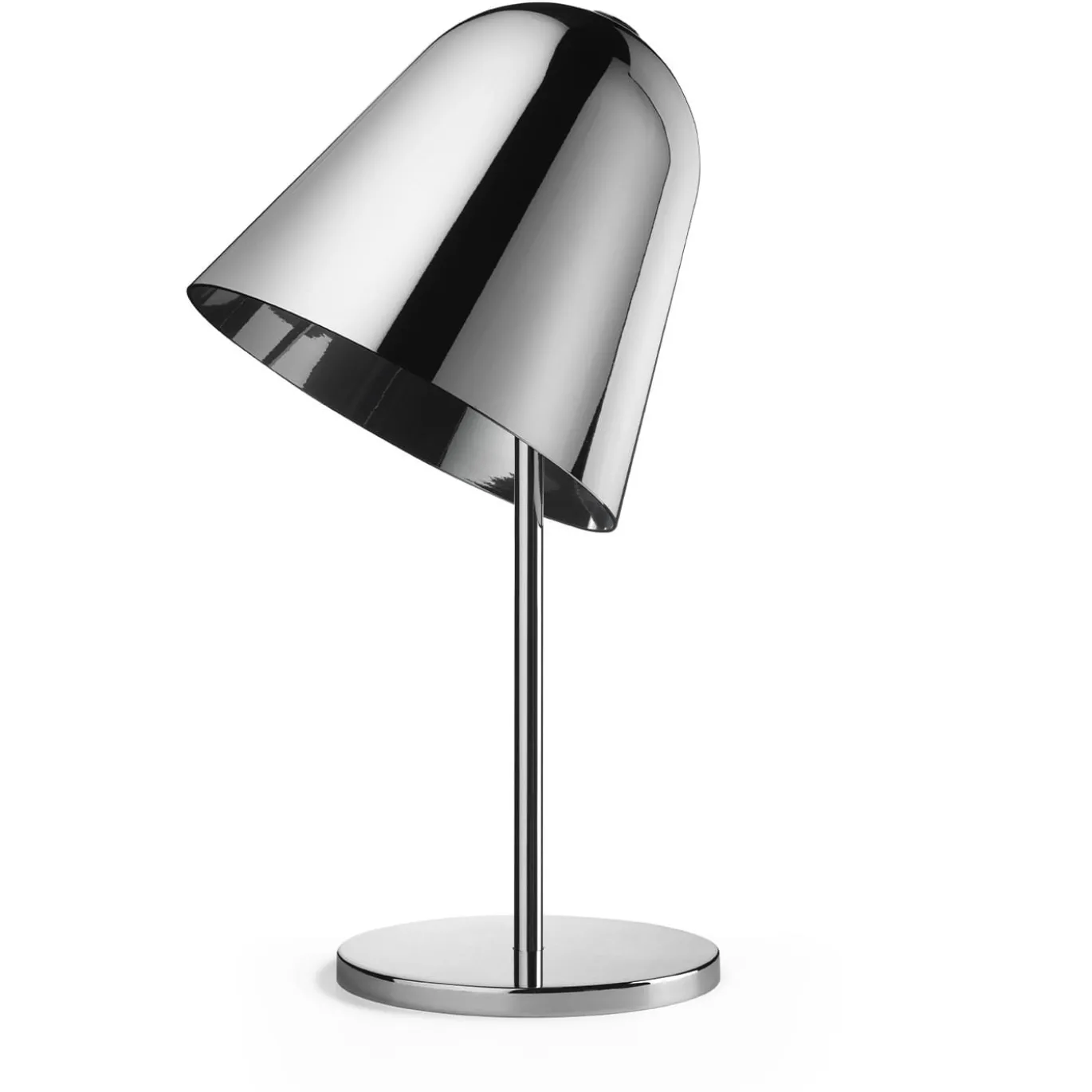 Lampada da tavolo Helios in metallo e vetro argentato di Branch Creative