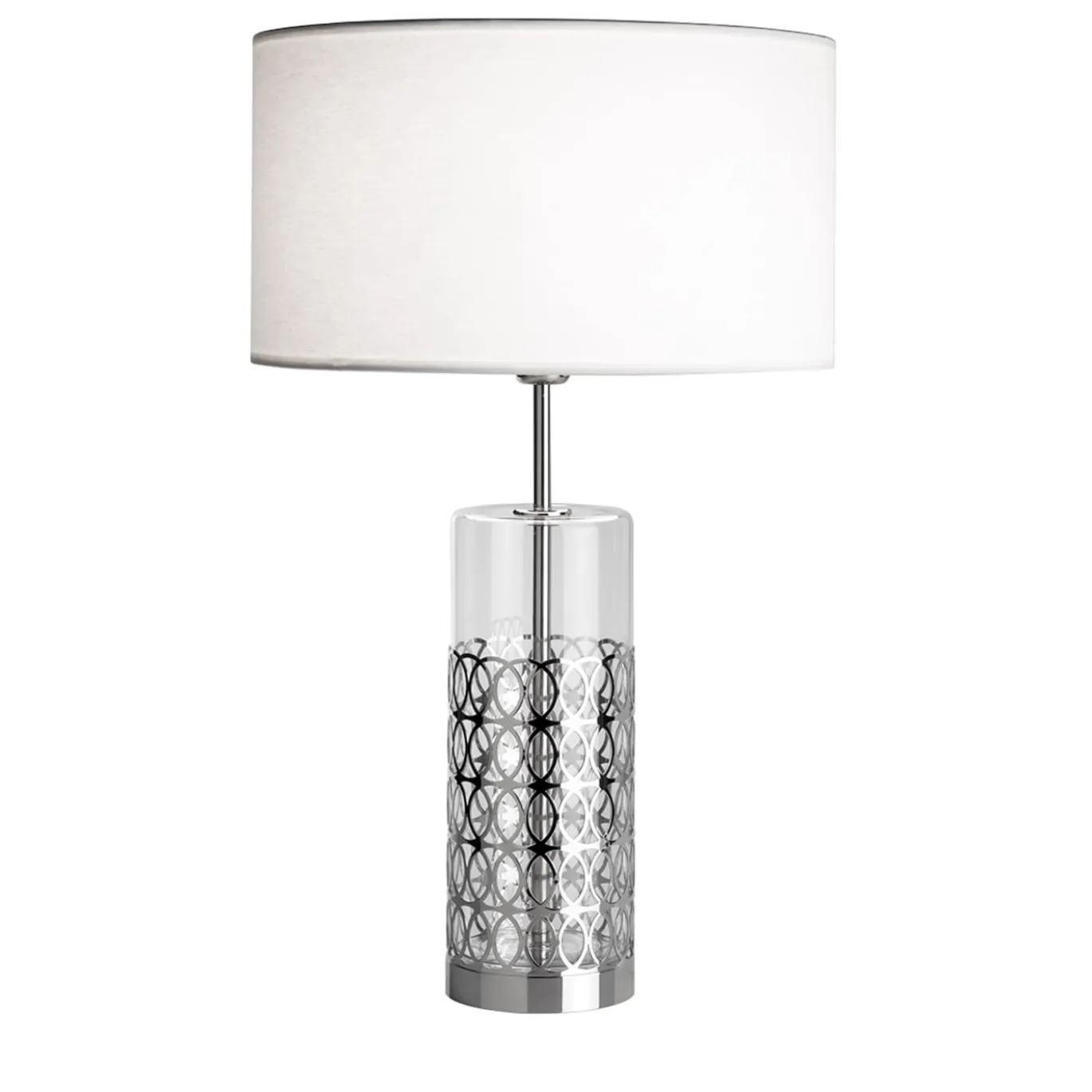 Lampada da tavolo Hiroito Silvery