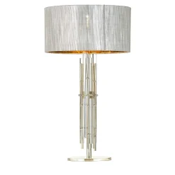 Lampada da tavolo in bambù