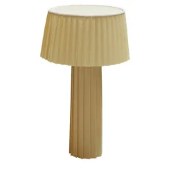 Lampada da tavolo in carta pergamena avorio Marigold