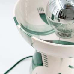Lampada da Tavolo in Ceramica Agave Teal