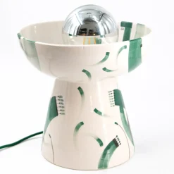 Lampada da Tavolo in Ceramica Agave Teal