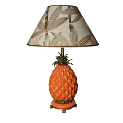 Lampada da Tavolo in Ceramica Palmapple Arancione