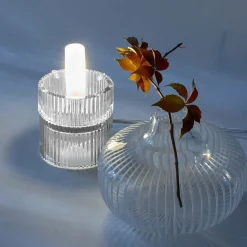 Lampada da tavolo in cristallo Tello Clear Piccolo