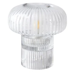 Lampada da tavolo in cristallo Tello Clear Piccolo