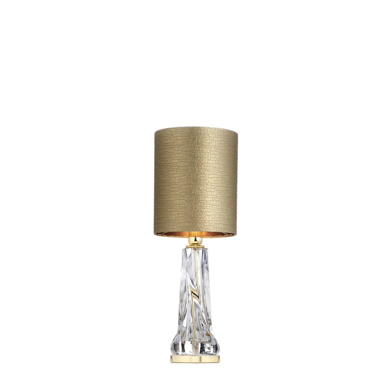 Lampada da tavolo in cristallo