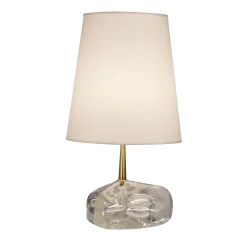 Lampada da tavolo in cristallo Sassone