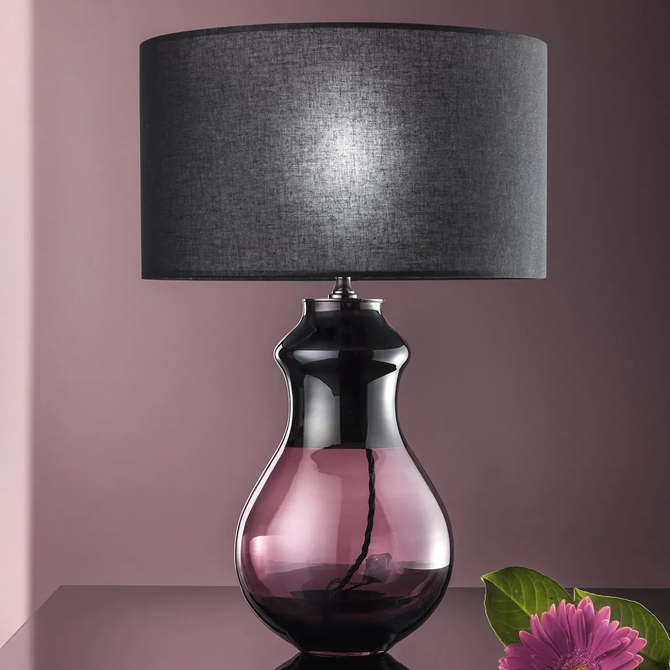 Lampada da tavolo Infinity fucsia