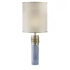 Lampada da tavolo in marmo blu Azul Macauba