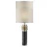 Lampada da tavolo in marmo nero Marquina