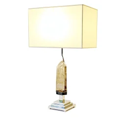 Lampada da tavolo in quarzo fumé Elevated Light