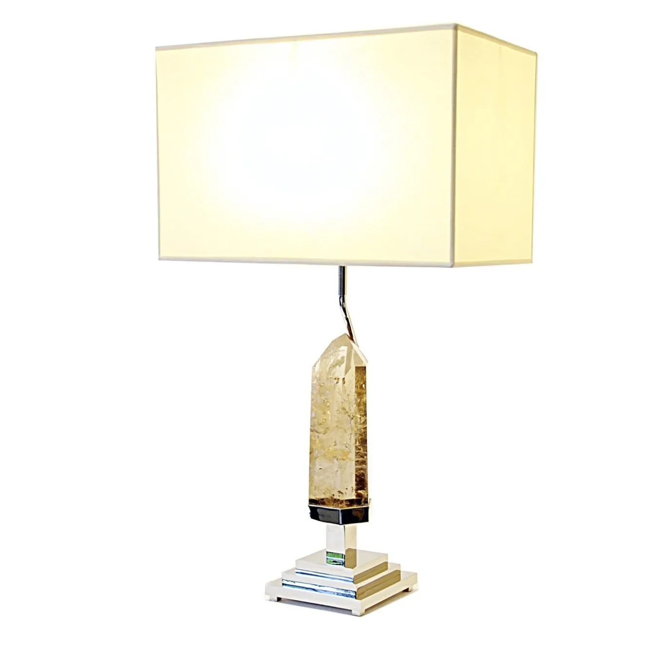Lampada da tavolo in quarzo fumé Elevated Light