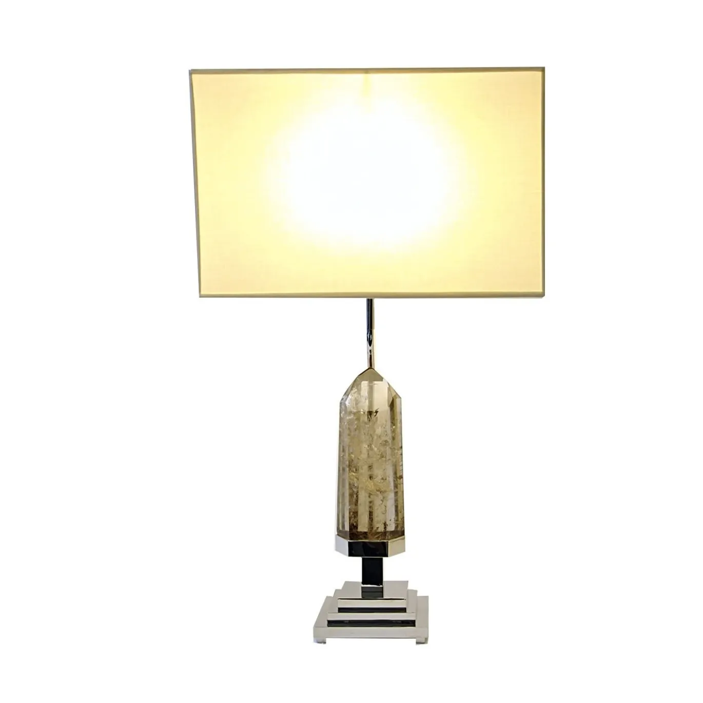 Lampada da tavolo in quarzo fumé Elevated Light
