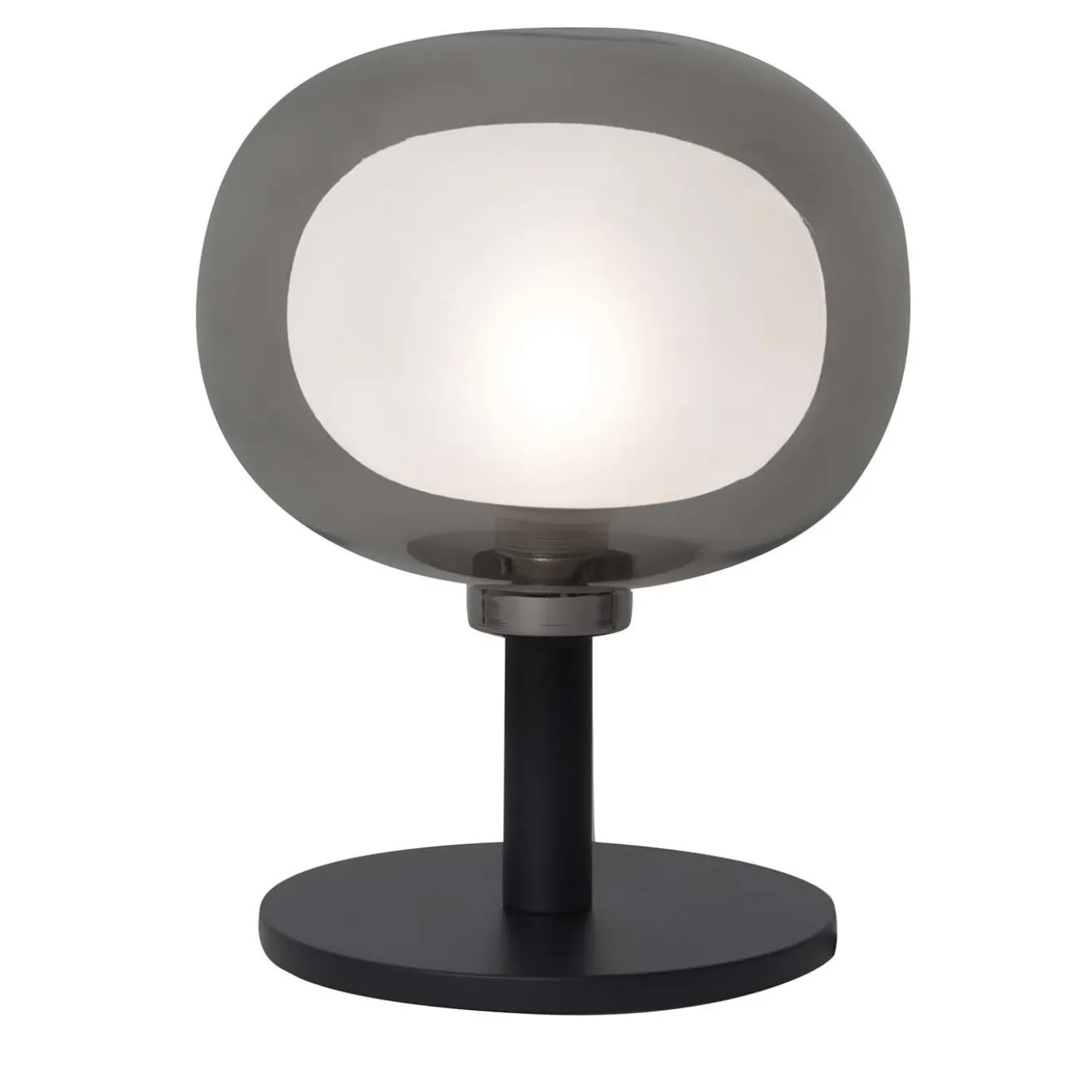 Lampada da tavolo in vetro fumé Nabila di Corrado Dotti