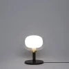 Lampada da tavolo in vetro trasparente Nabila di Corrado Dotti