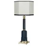 Lampada da tavolo Jacaranda blu verdastro