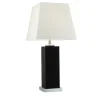 Lampada da tavolo Joan in bianco e nero