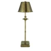 Lampada da tavolo Kuma S in bronzo spazzolato di Michele Bönan